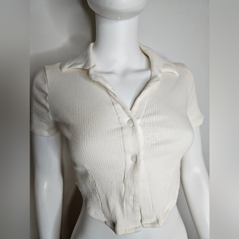 Wild Fable Crop Top Off White